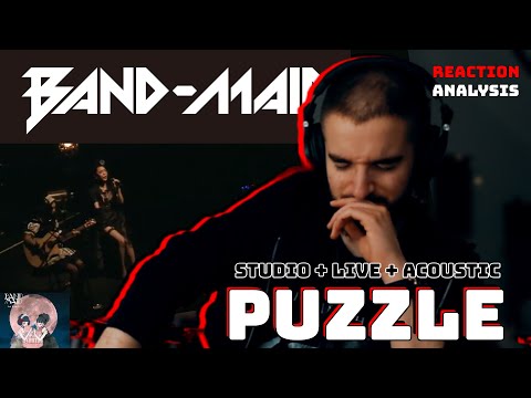 Guitar Player REACTS to BAND-MAID - PUZZLE (Studio, Live and Acoustic) | #MaidMondays
