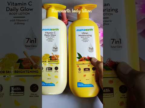 Mamaearth Moisturizing Body Lotions💛 #mamaearth #bodylotion #dryskin #winteressentials