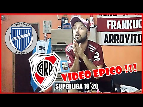 Godoy Cruz vs River Plate | Reacciones de un Hincha de River | Superliga Argentina 2019 ´20