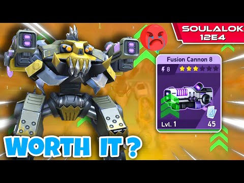 Fusion Cannon 8 Unlock 🔓 | Worth Id ⁉️ | Ares With Fusion Cannon 8 - Mech Arena