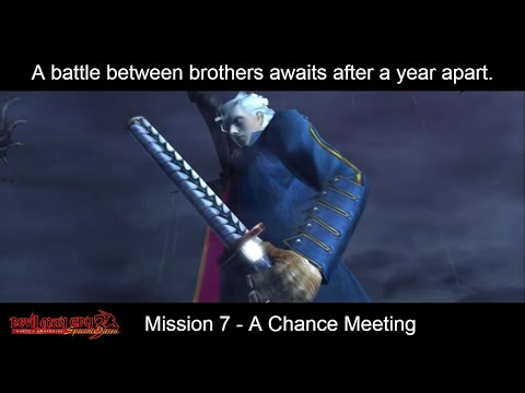 Devil May Cry 3 - Mission 7 Walkthrough | A Chance Meeting (PS2)