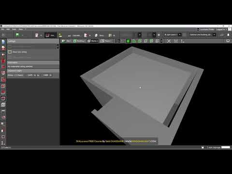 28 -  DIALux evo FREE Course (CASE STUDY):  CREATE A FALSE CEILING