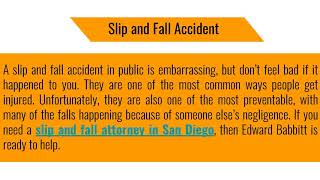 Hire a San Diego Personal Injury Attorney from Edward J. Babbitt, APC & Associates