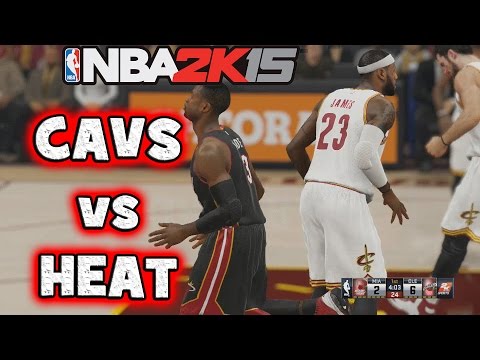 NBA 2k15 XBOX ONE Gameplay: Miami Heat vs Cleveland Cavaliers [HD]