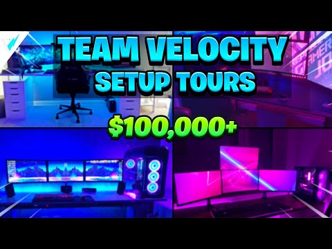 Team Velocity's $100,000 Gaming Setup Tours!