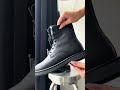 Ботинки женские кожаные на искусственном меху 596859 Черные Відео