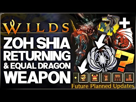 Monster Hunter Wilds - Zoh Shia Changes Everything - ALL Black Dragons & Equal Dragon Weapon - TU 1!