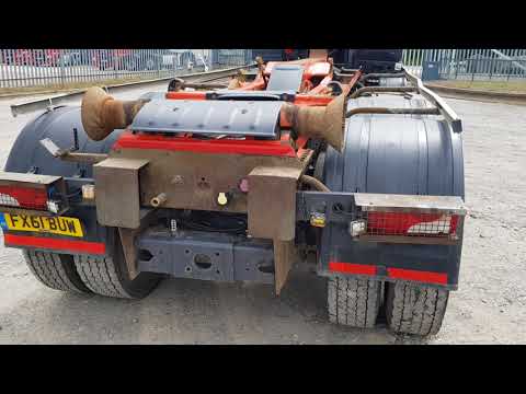 SCANIA P400 DRAW-BAR SPEC 8x4 HOOK LOADER 2012 FX61 BUW