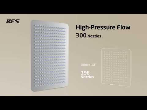 Upgrade Your Shower: KES 12-Inch Ultra-Thin Rain Shower Head! 🚿💦