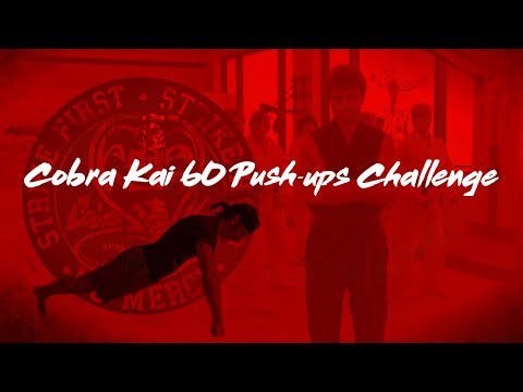 Cobra Kai 60 Push-Ups Challenge! No Mercy. 🐍