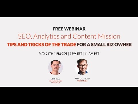 Basics of SEO Analytics and Content Mission with Andy Crestodina