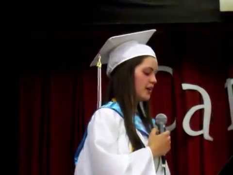 2014.6.7 BHS Graduation Rebecca Cooper Vocal Performance
