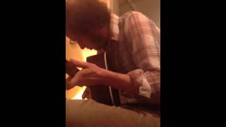 Jonathan Horne improvising on his Martin acoustic guitar