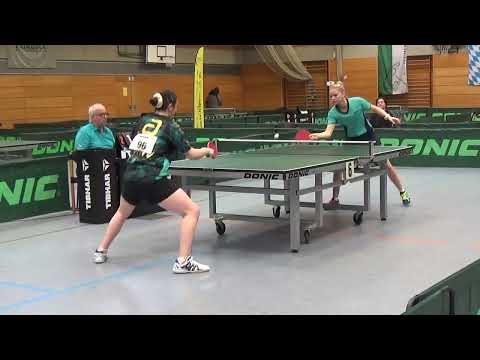 Spielende S 2 Finale U19 Maedchen  Lorena Morsch 82 vs Kalaitzidou 9686 20250209 Table Tennis Bundes