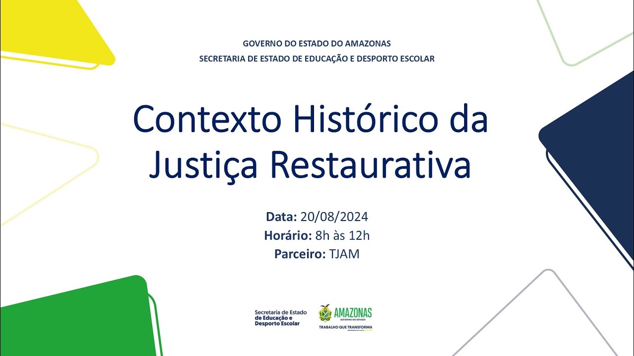 Contexto Histórico da Justiça Restaurativa  - dia 2