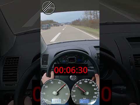 VW Polo IV 1.2 9N3 60 PS 0-100 kmh Acceleration Test