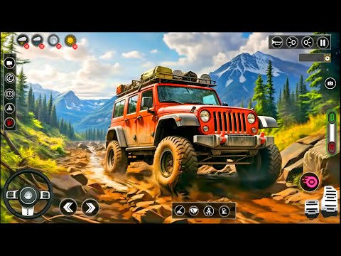 🔥 INSANE 4x4 Jeep Driving Gameplay | Off-Road Simulator 🚙😲