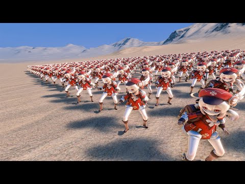 500 KLEE from Genshin Impact vs 20.000 HEAVY KNIGHTS | Ultimate Epic Battle Simulator