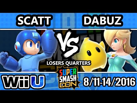 SSC 2016 SSB4 - dT | Dabuz (Olimar) Vs. MVG | ScAtt (Mega Man, Cloud) - Smash 4 - Losers Quarters