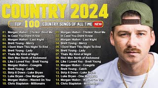 Country Songs 2024 - Morgan Wallen, Luke Combs, Luke Bryan, Chris Stapleton, Brett Young, Kane Brown
