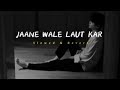 Jaane Wale Laut Kar Slowed Reverb B Praak X Payal Dev Kyon RJ Lofi Lyrics