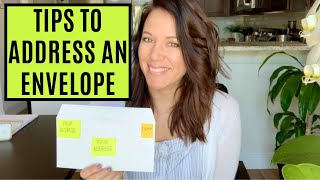 HOW TO ADDRESS AN ENVELOPE + TIPS TO REMEMBER ADDRESS PLACEMENT | Life Skills for Young Adults