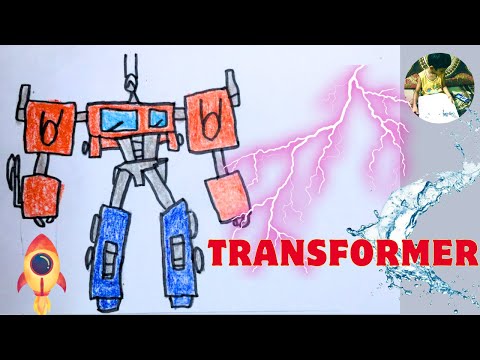 Drawing A Shape-Shifting Robot ! Cybernetic Entity Depiction ! Transformer Robot Illustration !