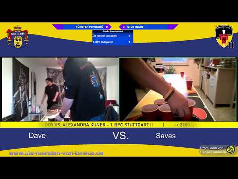 Saison 10, Spieltag 6, E5: Dave vs 1. BPC Stuttgart II (Best of 5)