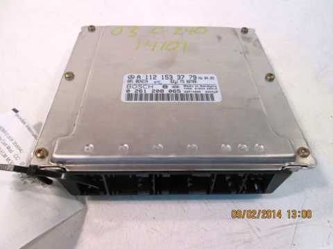 2003 Mercedes C240 Engine ECU Control module / computer ID 1121533779 ECM MOD 203TYPE - mbipa... OEM