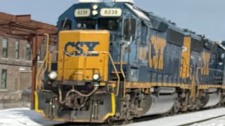Csx garbage train at Springfield Union station