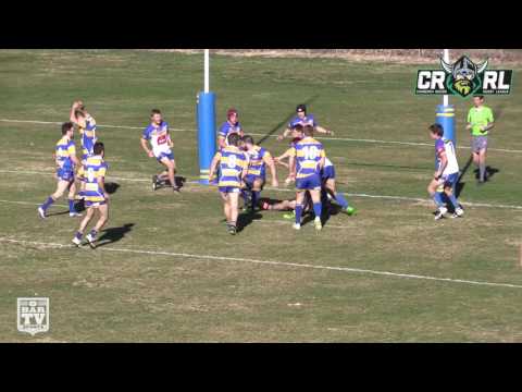 2017 Canberra RL Round 10 Reserve Grade Highlights - Woden Valley Rams vs Goulburn Workers Bulldogs