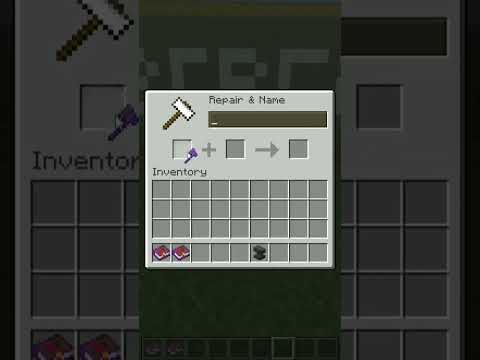 ole gaming - how to make your Axe overpowered in Minecraft #shorts #minecraft