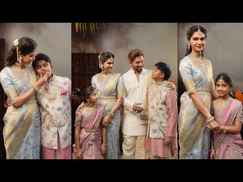 Allu Arjun & Sneha Reddy Cute Moments Visuals @ AlluSirish & Nayanika Wedding | Allu Arha | Ayan