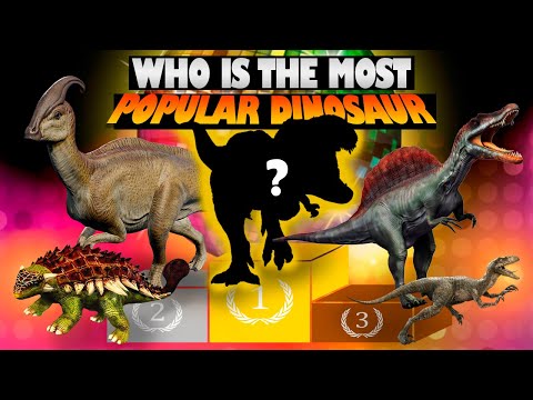 TOP 10 most popular DINOSAURS. Dinosaur ranking by popularity.