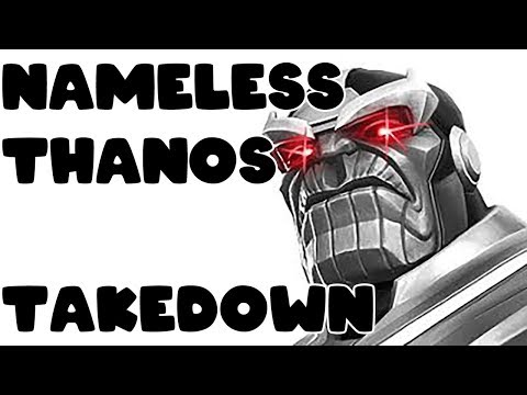 Nameless Thanos Final Boss Takedown! - Marvel Contest of Champions