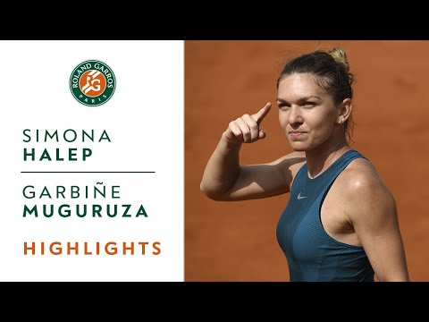 Simona Halep vs Garbine Muguruza - Semi-Final Highlights I Roland-Garros 2018