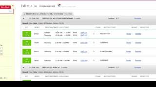 How to Use the Schedule of Classes