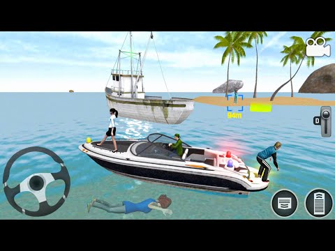 American Boat Coast Lifeguard Rescue Simulator - Android gameplay