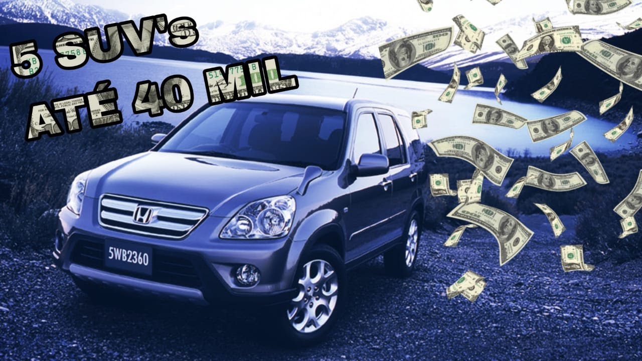 5 Carros SUV's para se comprar até 40 mil.