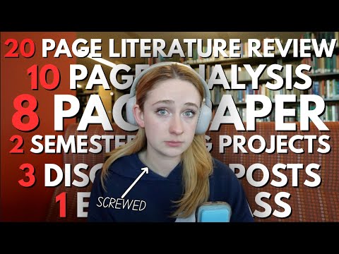 ein ganzes College-Semester in 3 Tagen absolvieren (schon wieder)