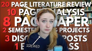 doing an entire college semester in 3 days (again)