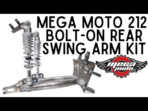 Mega Moto 212 Bolt-On Rear Swing Arm Kit | Product Video