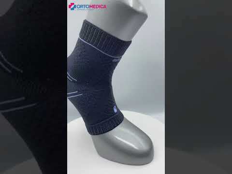 Бандаж на голеностоп Aurafix 407 компрессионный, для уменьшения отеков, при растяжении связок, артрите, артрозе