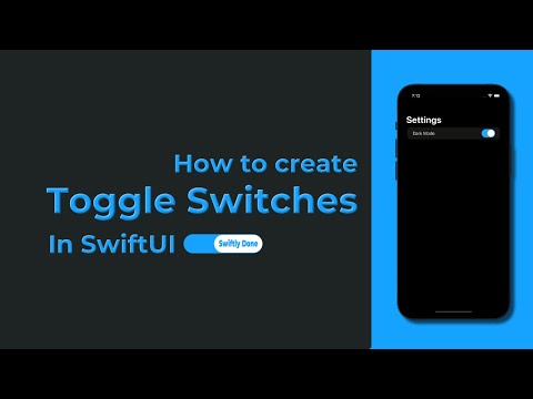 Xcode SwiftUI : How to create Toggle Switches in SwiftUI