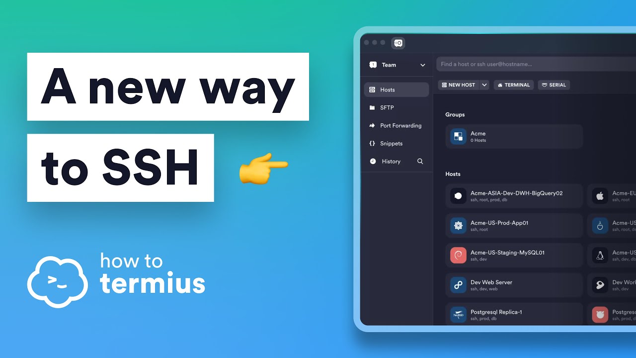 A new way to SSH: manage hundreds of servers easily