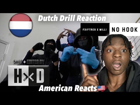 American Reacts to Dutch Drill! #ZEZEE F3/Ftres x Milli - No Hook | #HxD | NU TE BELUIST #DutchDrill