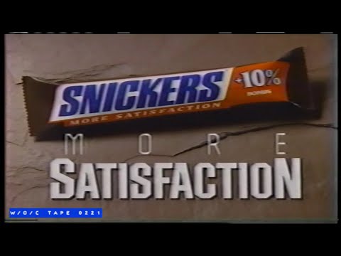 Snickers Chocolate Bar Commercial - 1990