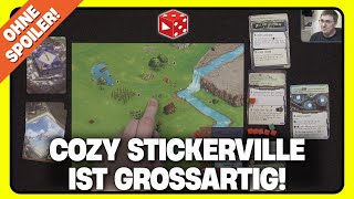 Cozy Stickerville | Entspanntes Brettspiel – perfekt zum Abschalten am Abend - Spoilerfrei!
