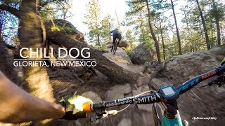 Chili Dog from top to bottom. Lots of chunk and fun natural features make this trail a standout at Glorieta.