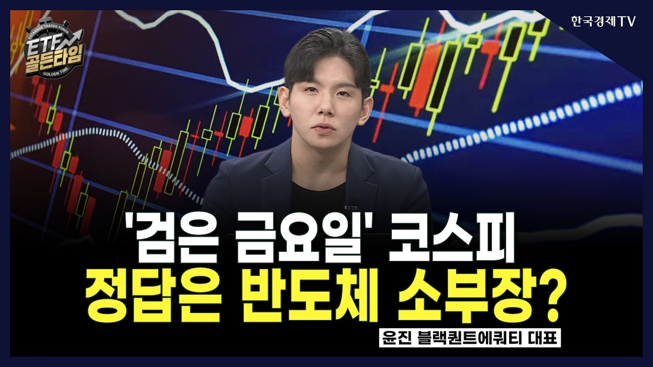[ETF골든타임] '검은 금요일' 코스피 정답은 반도체 소부장? / 윤진 블랙퀀트에쿼티 대표 | 06.26